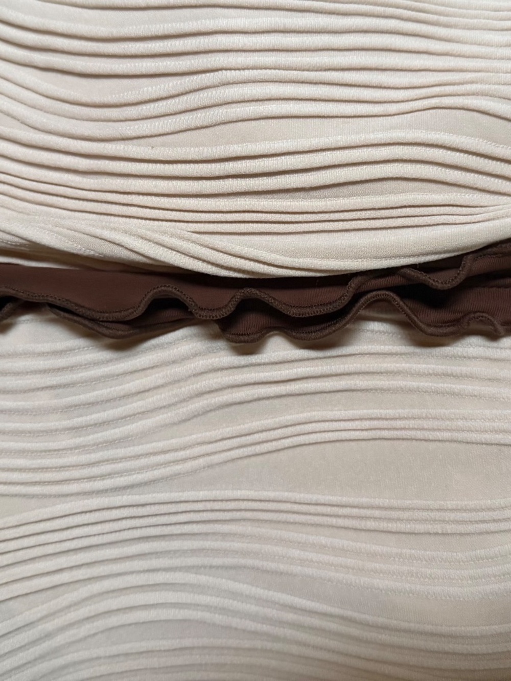 Modest Ruffle Trim Bathing Suit - Picture 2 of 3